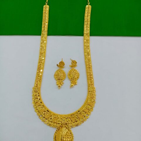 1gm gold deals plated pendant set