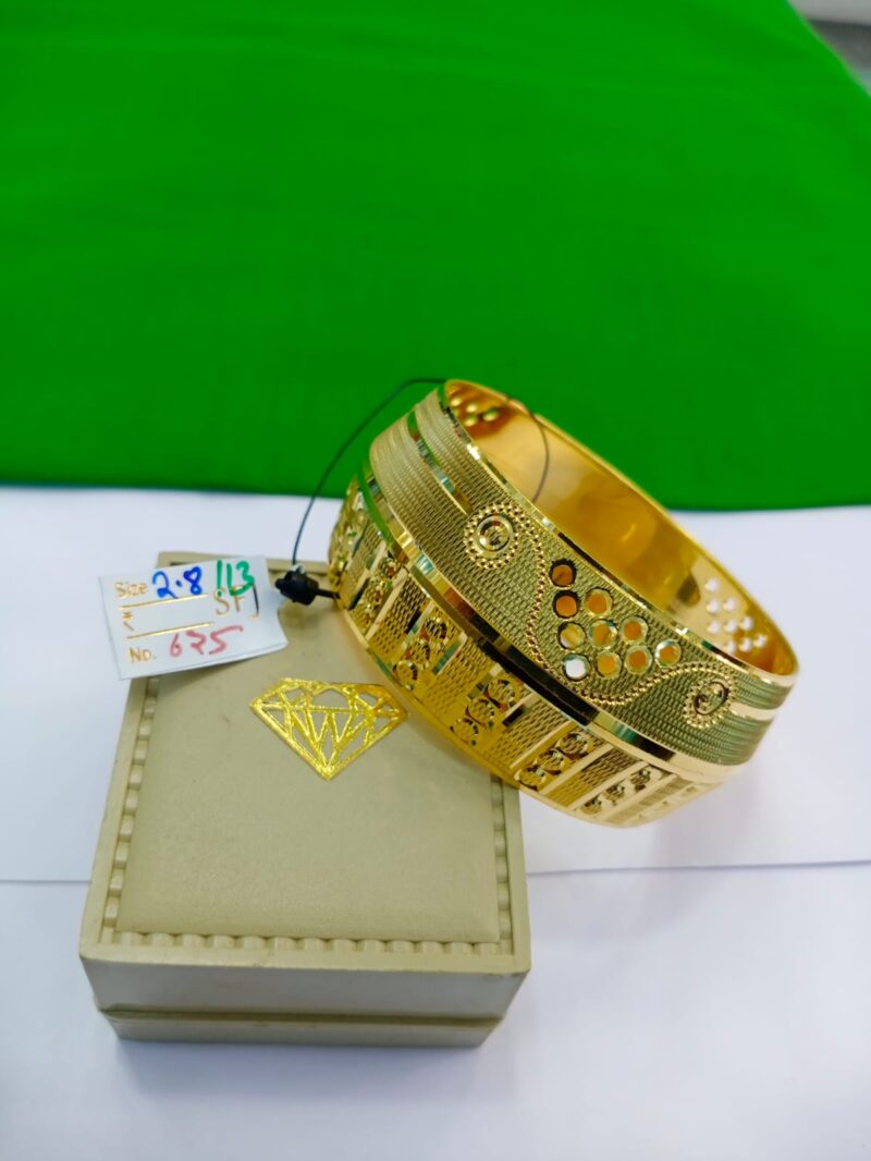 Kultari Gold Plated Mens Kada: A Symbol of Strength, Power, and Success