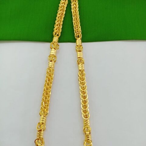 Luxurious Kultari Gold Plated Mens Chain