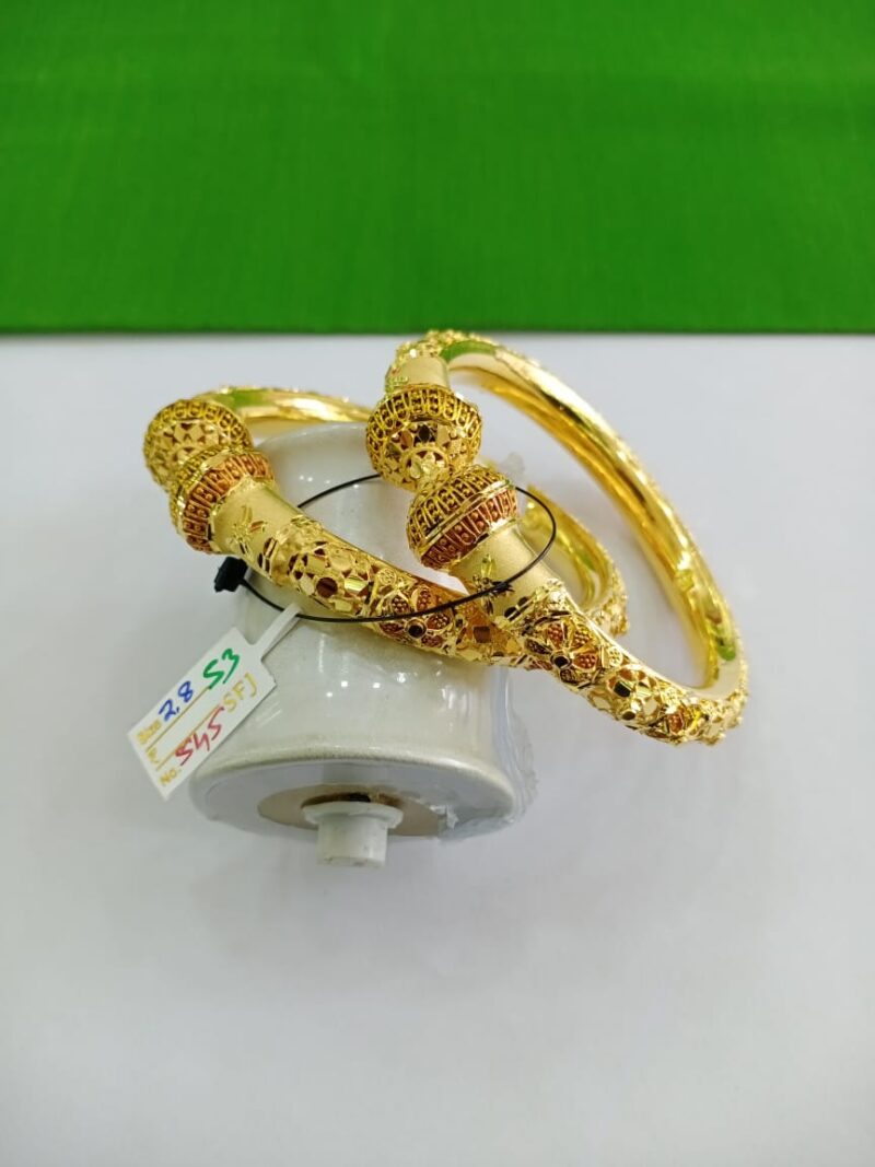 Kultari Gold Plated Bangles with Guarantee